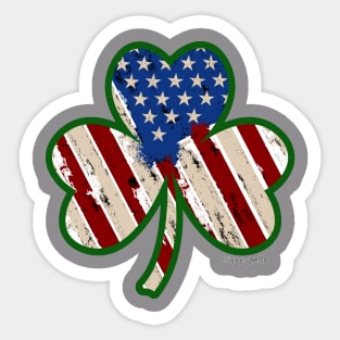 Kiss Me...I am American - Green! Sticker